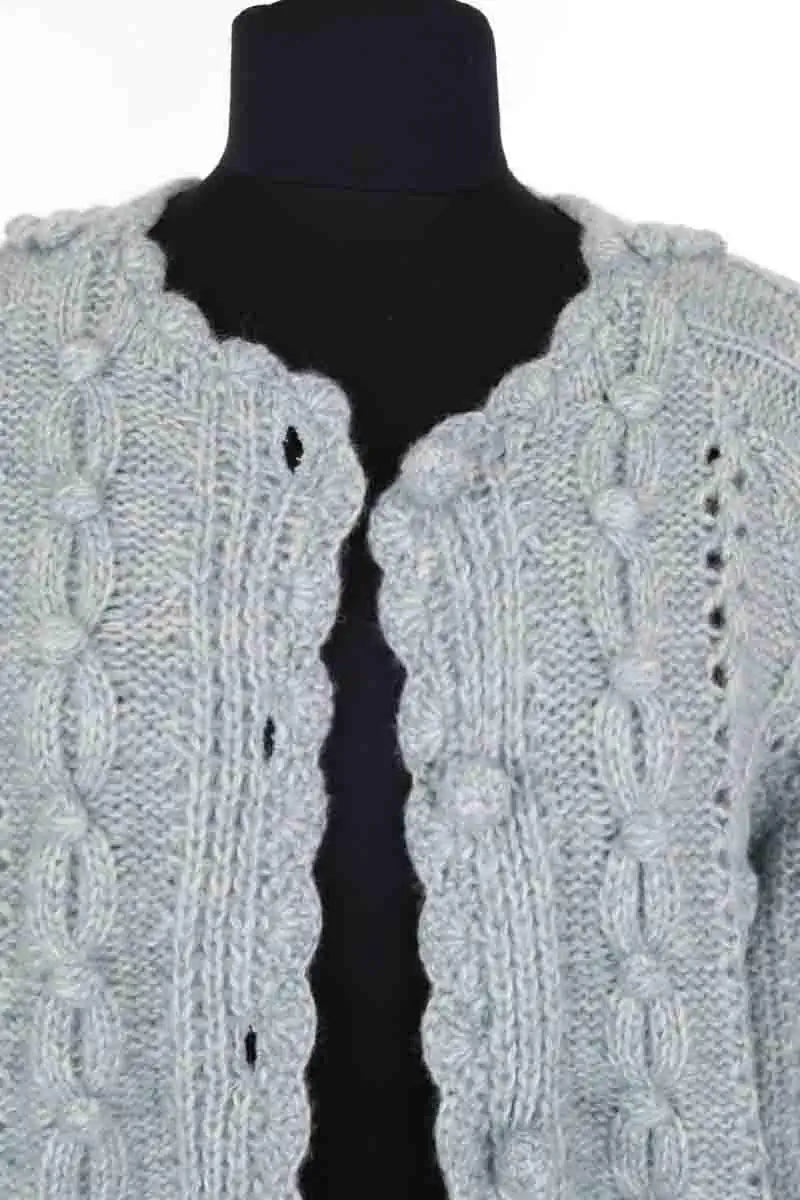 Cardigan Louise Misha Blanc en Laine