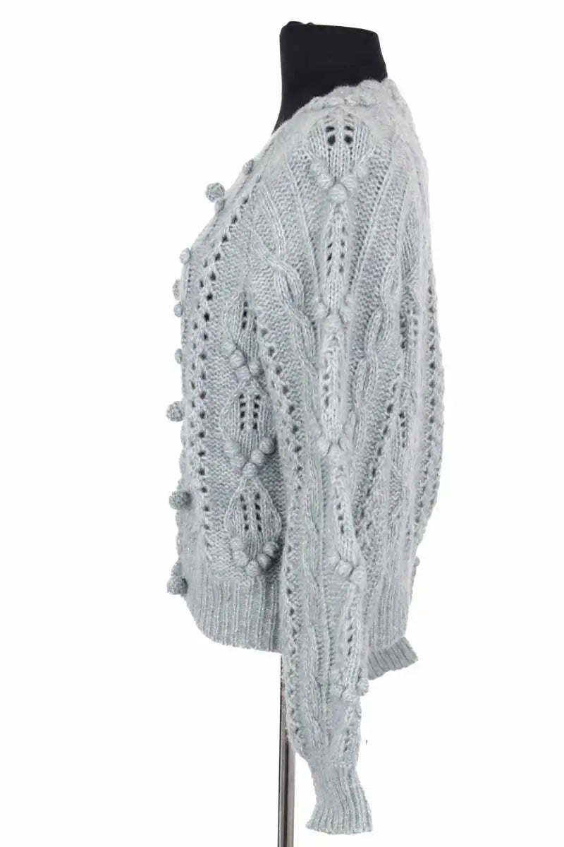 Cardigan Louise Misha Blanc en Laine