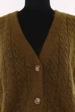Cardigan Louise Misha Rania Kaki en Synthétique