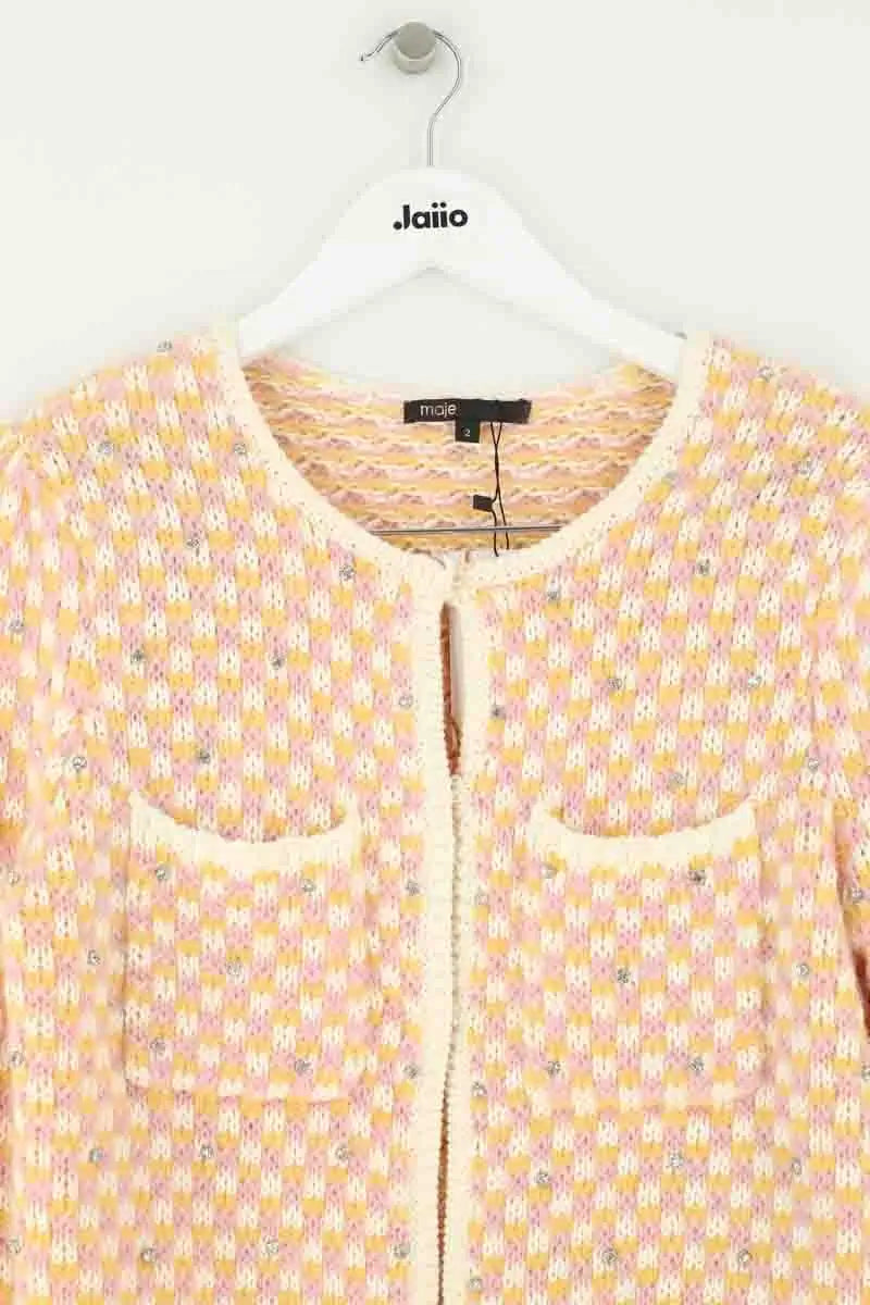 Cardigan Maje Blanc en Coton