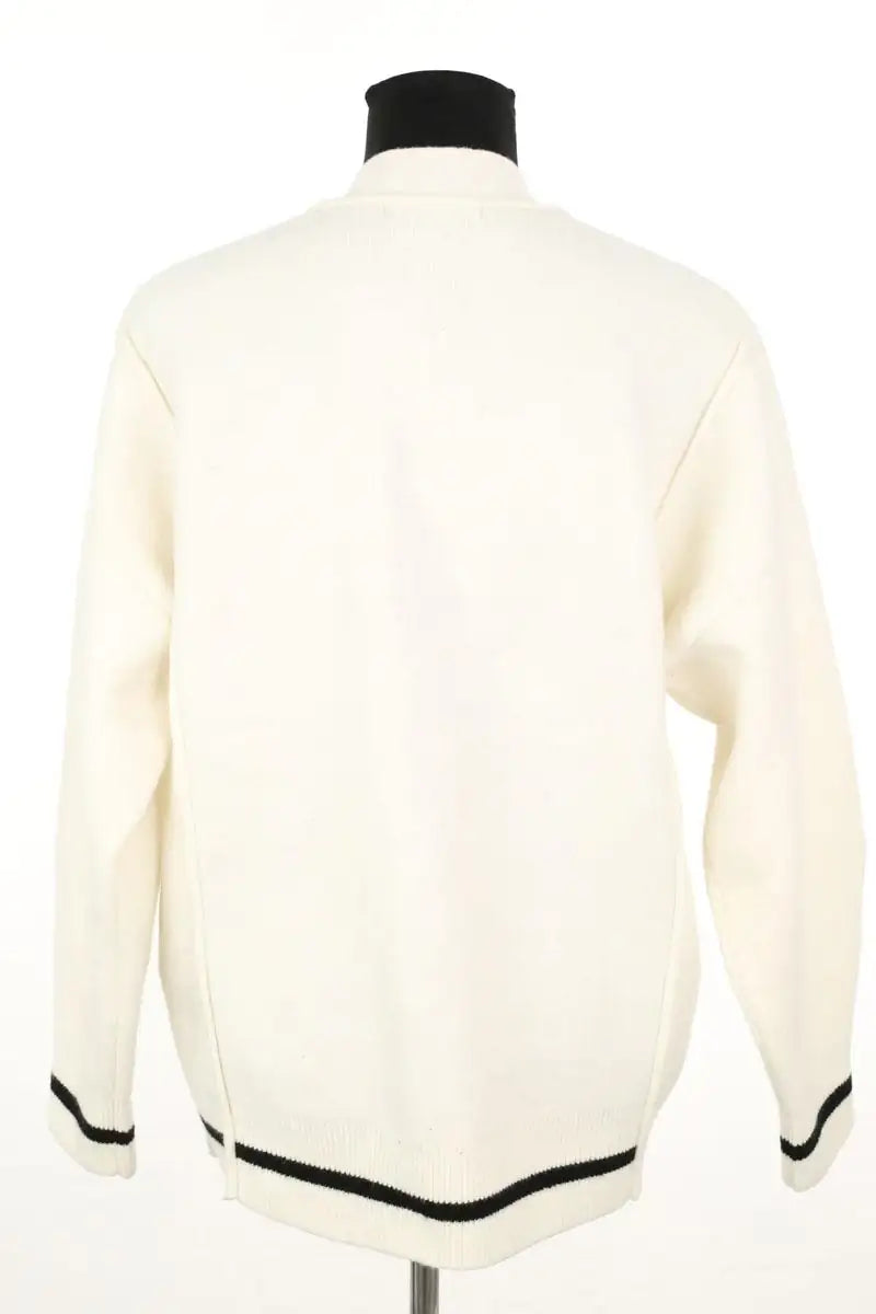 Cardigan Maje Blanc en Polyester
