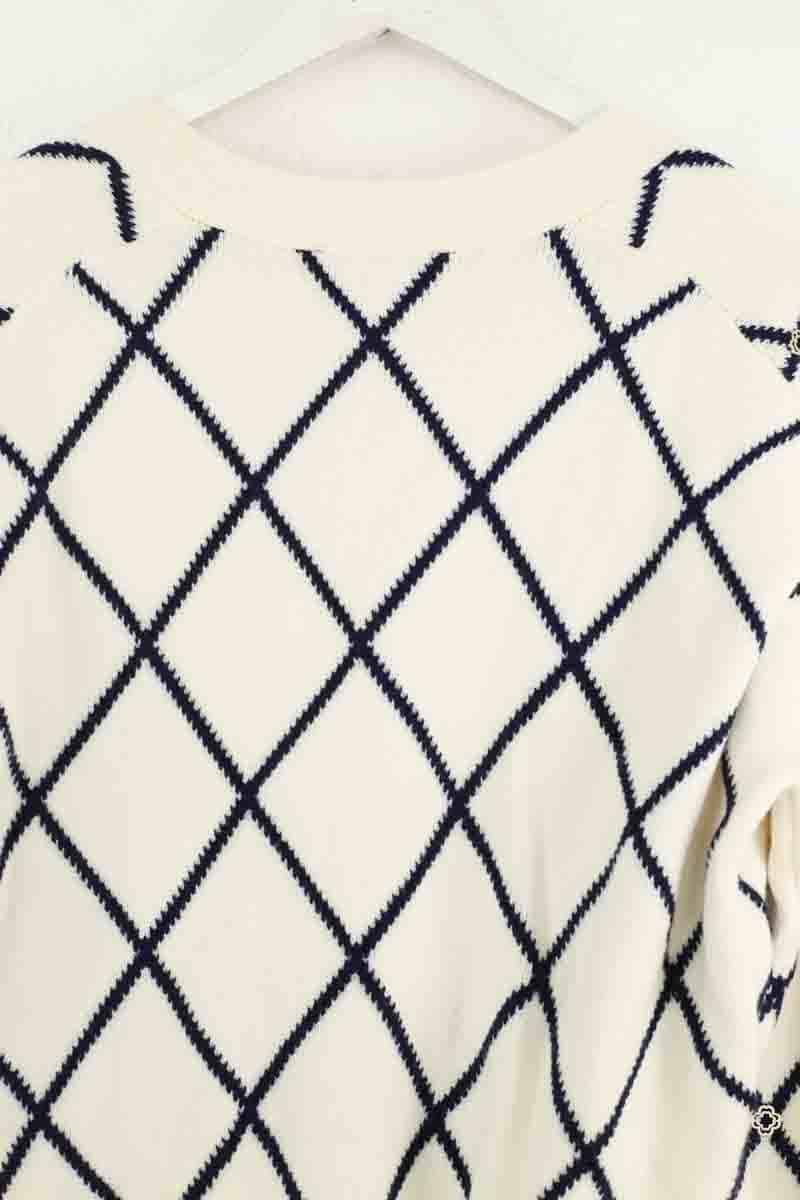 Cardigan Maje Blanc en Synthétique