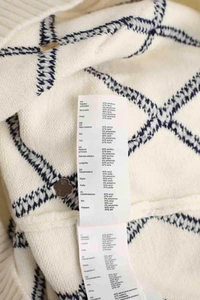 Cardigan Maje Blanc en Synthétique
