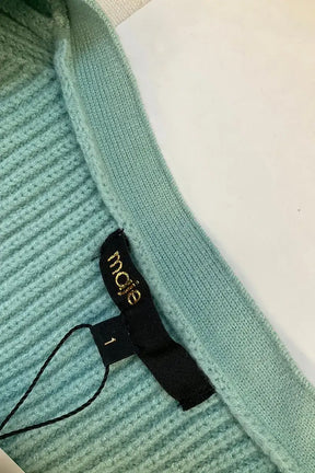 Cardigan Maje Bleu en Coton