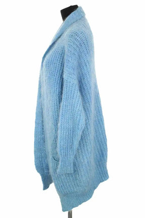 Cardigan Maje Bleu en Laine