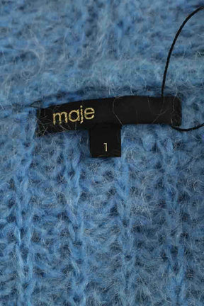 Cardigan Maje Bleu en Laine
