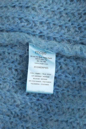 Cardigan Maje Bleu en Laine