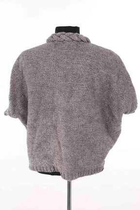 Cardigan Maje Gris en Laine