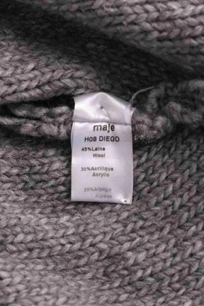 Cardigan Maje Gris en Laine