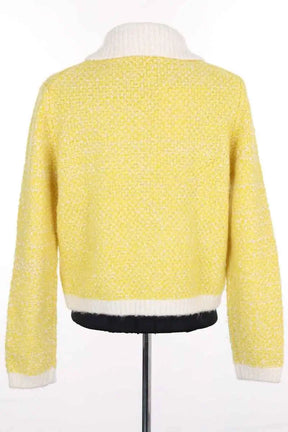 Cardigan Maje Jaune en Synthétique