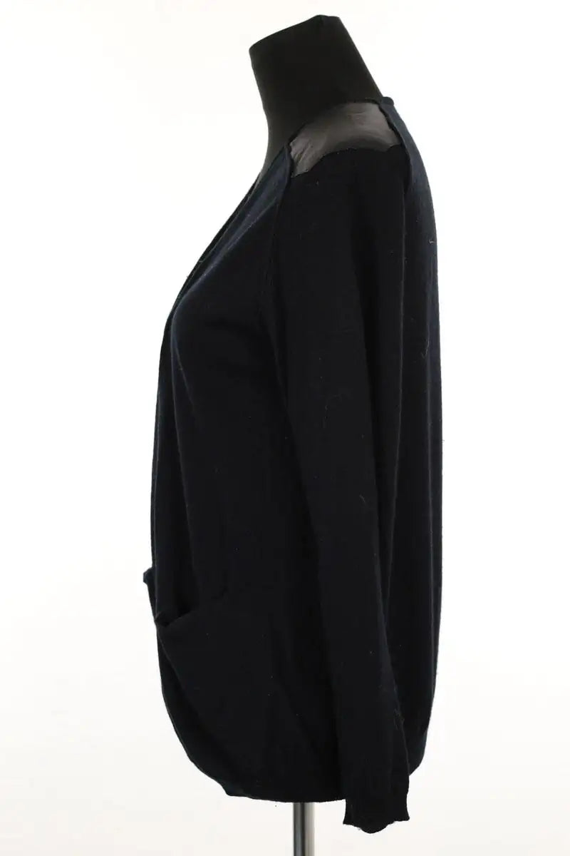 Cardigan Maje Noir en Laine