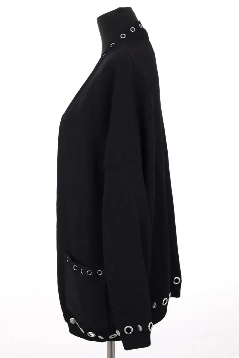 Cardigan Maje Noir en Synthétique