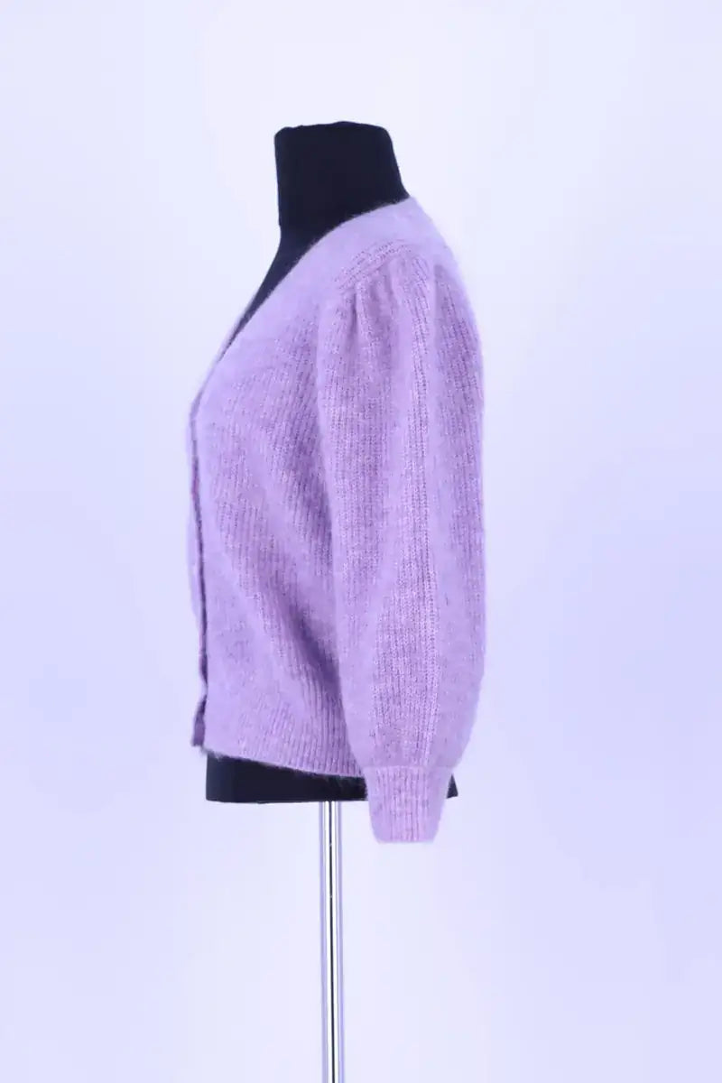 Cardigan Maje Violet en Laine