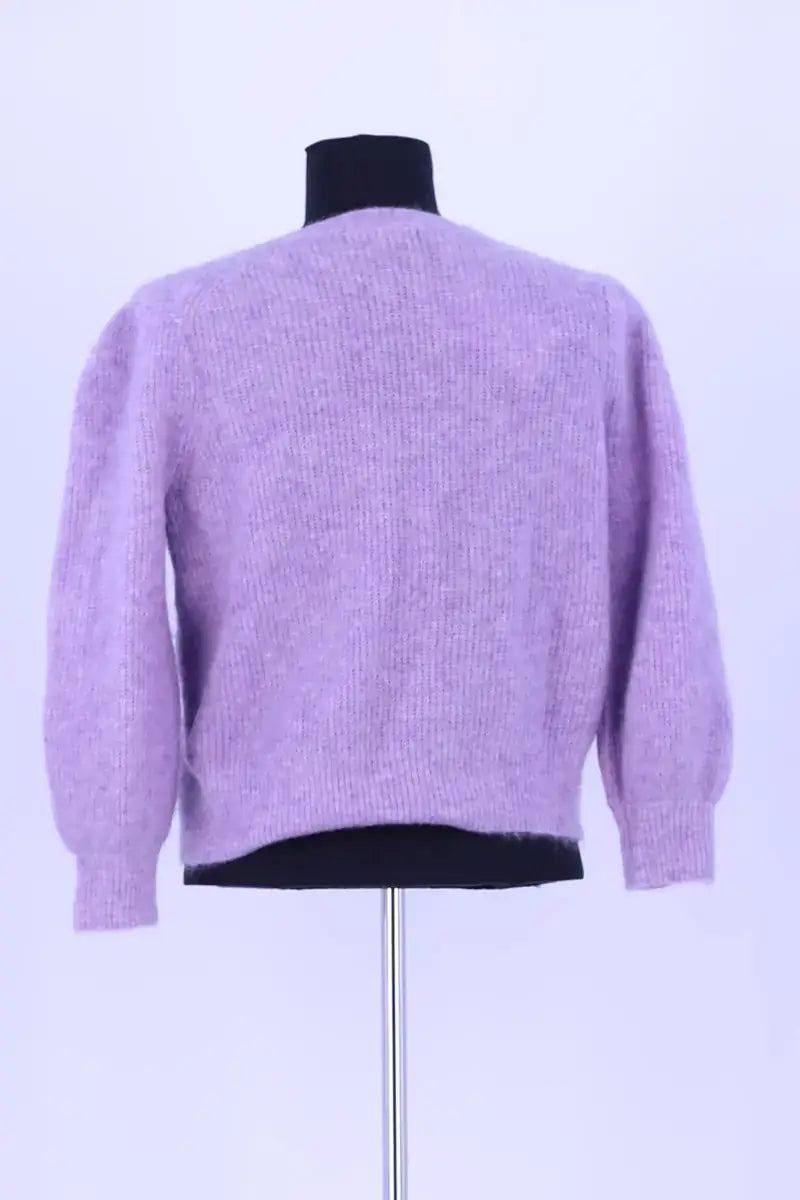 Cardigan Maje Violet en Laine