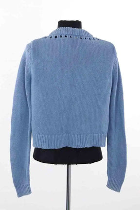 Cardigan Manoush Bleu en Coton