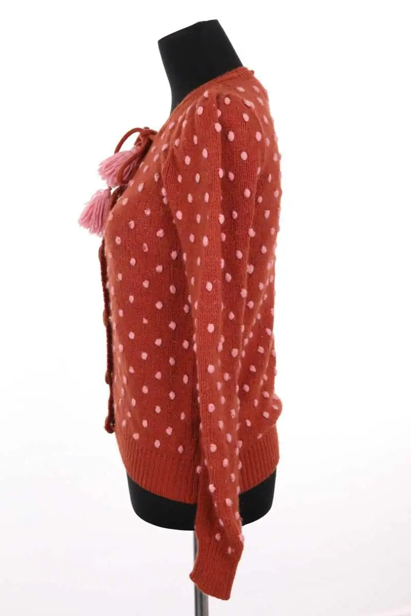 Cardigan Manoush Rose en Laine