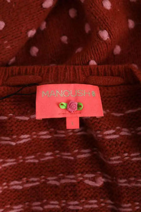 Cardigan Manoush Rose en Laine