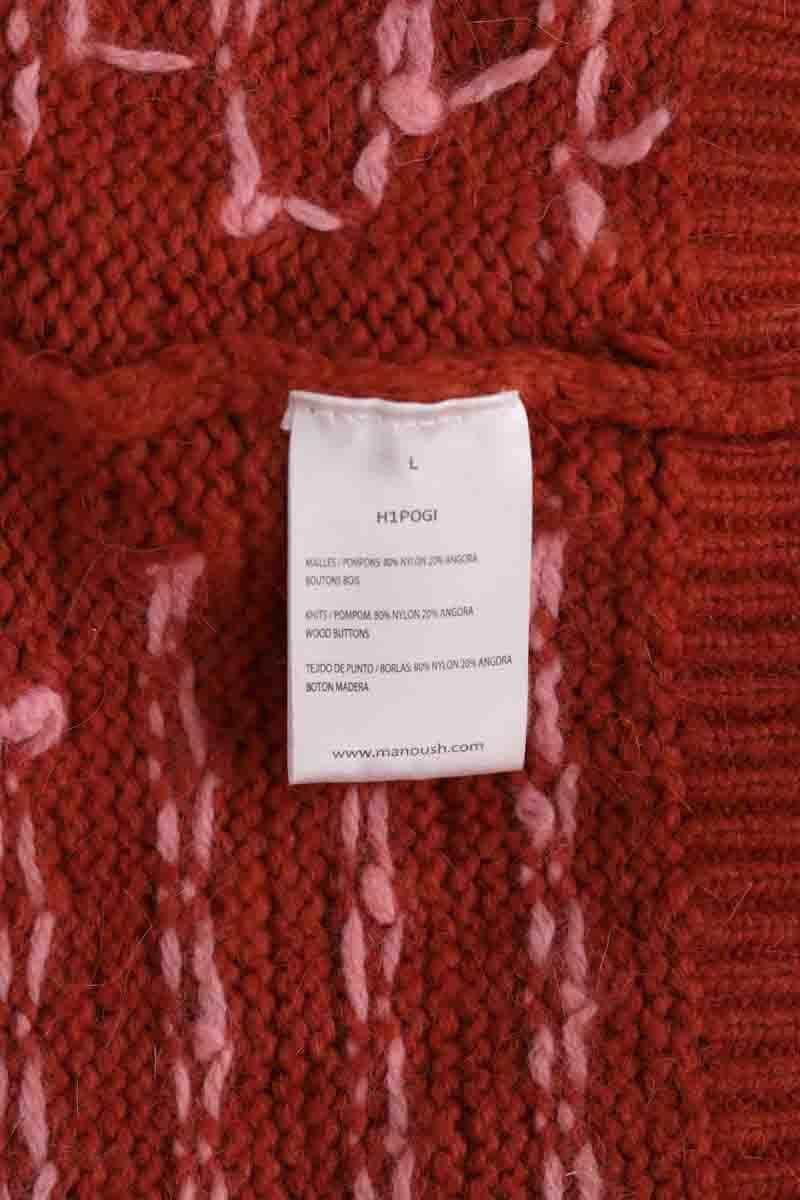 Cardigan Manoush Rose en Laine