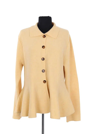 Cardigan Maria de la Orden Jaune en Laine, taille L - Seconde Main