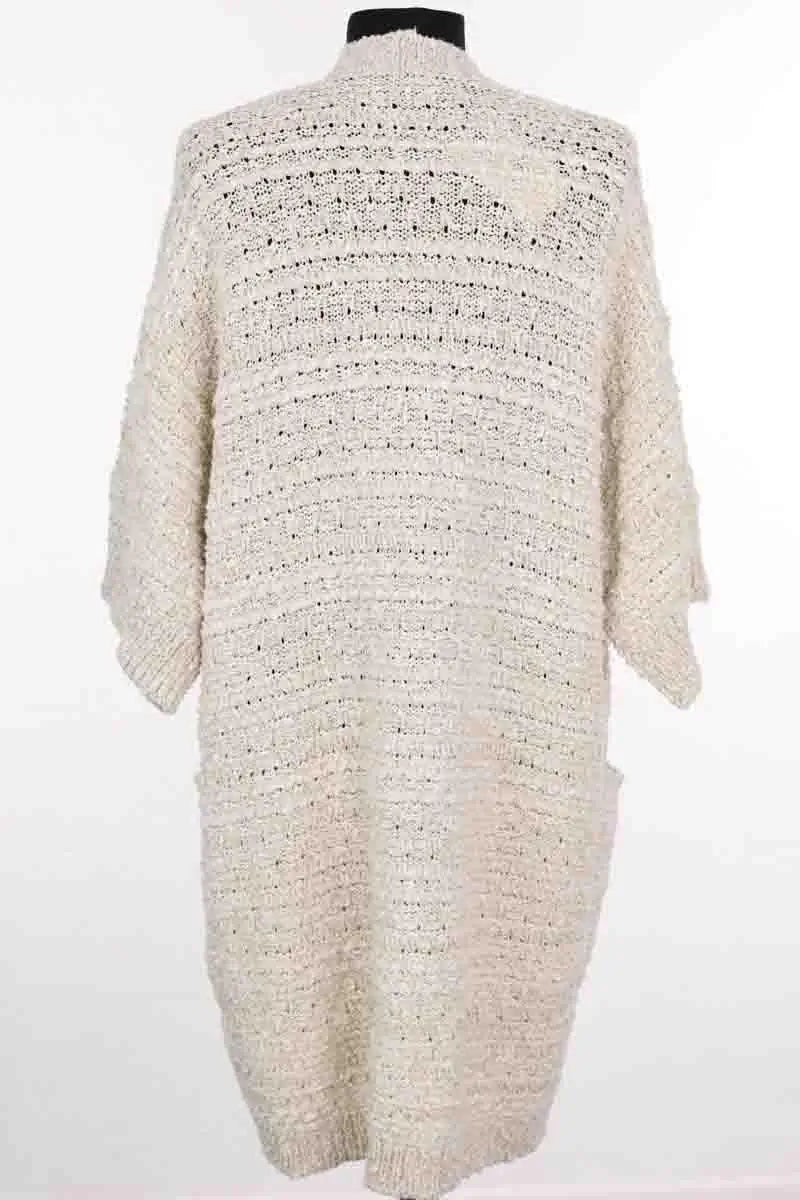 Cardigan Max Mara Ecru en Laine