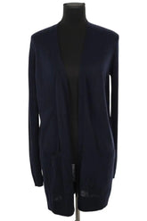 Cardigan Max Mara Marine en Laine, taille L - Seconde Main