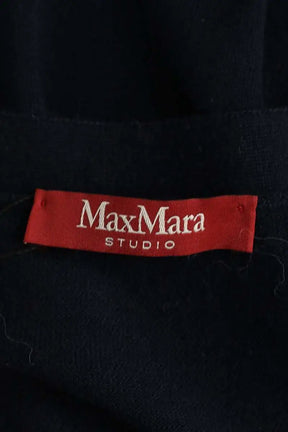 Cardigan Max Mara Marine en Laine