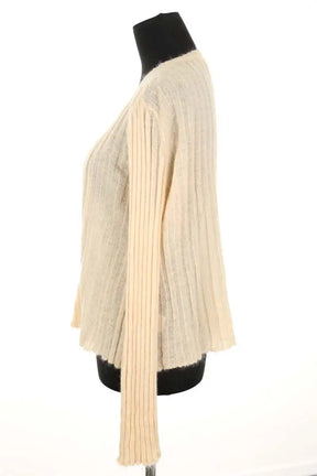 Cardigan Mes Demoiselles Beige en Laine