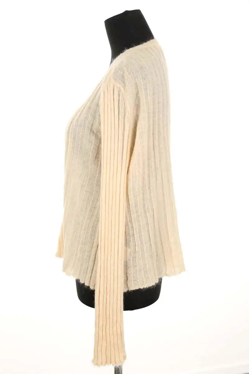 Cardigan Mes Demoiselles Beige en Laine