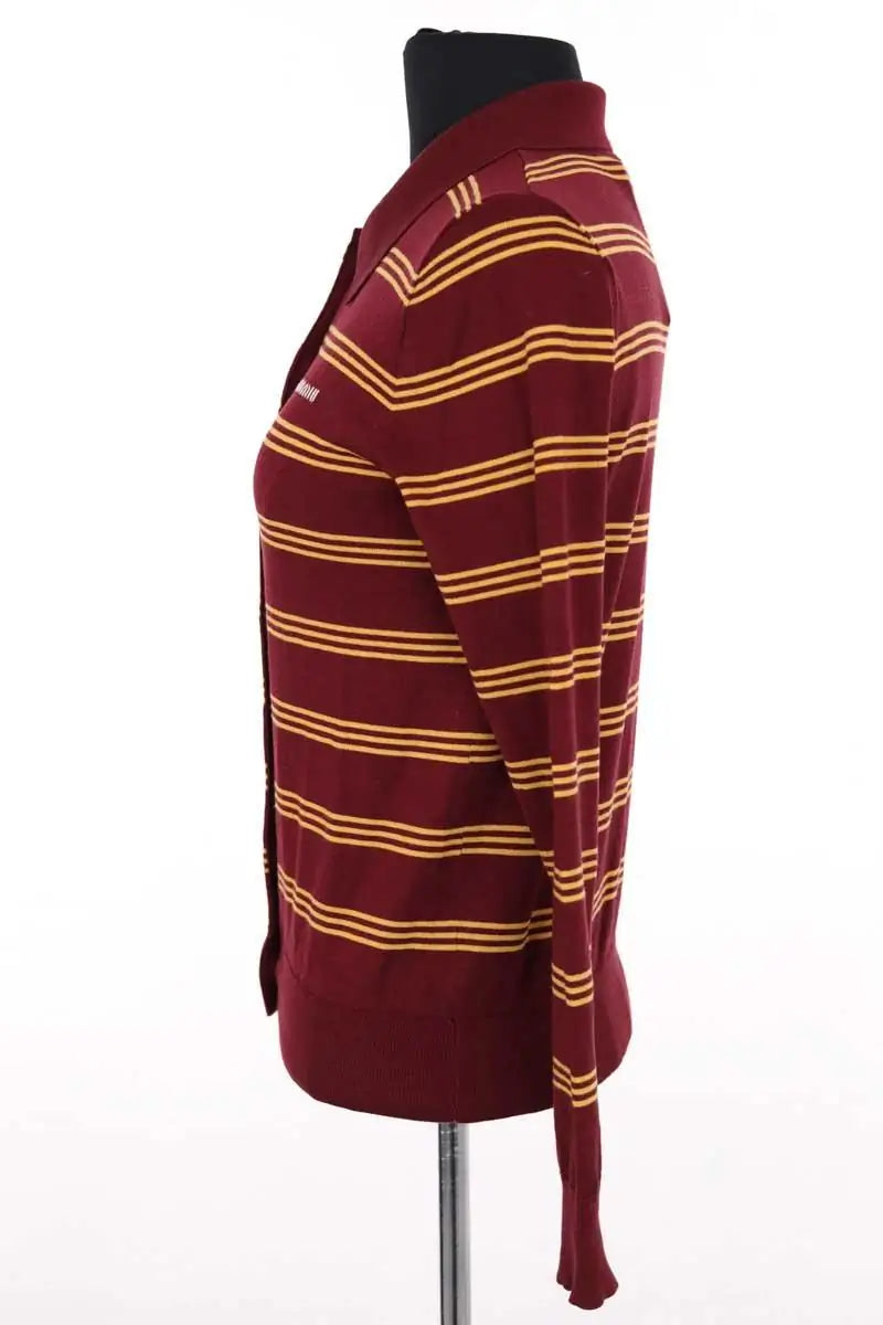 Cardigan Miu Miu Bordeaux en Laine