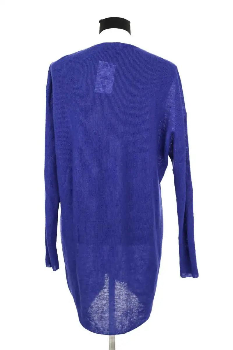 Cardigan Momoni Bleu en Laine
