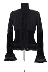 Cardigan Moschino Noir en Laine, taille S - Seconde Main