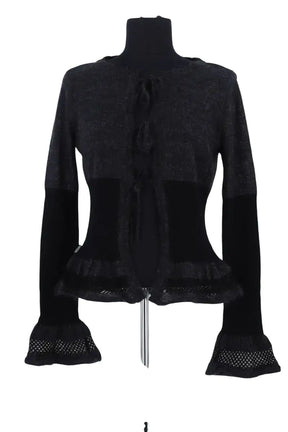 Cardigan Moschino Noir en Laine, taille S - Seconde Main