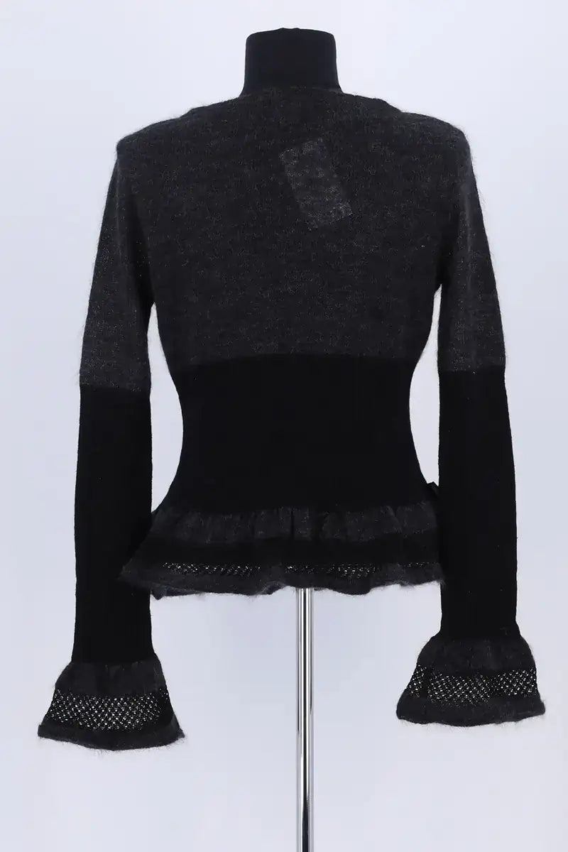 Cardigan Moschino Noir en Laine