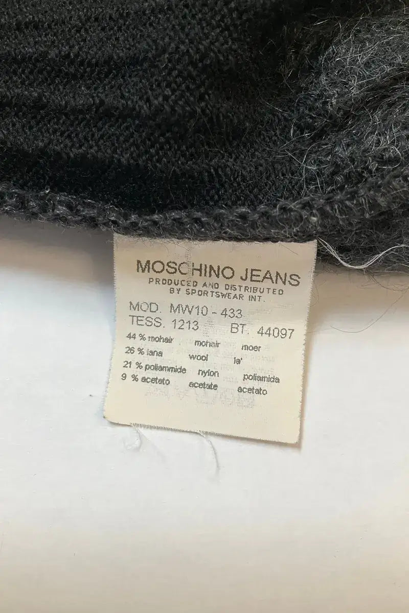 Cardigan Moschino Noir en Laine