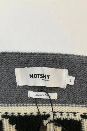 Cardigan Notshy Gris en Laine