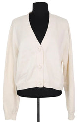 Cardigan Officine Générale Ecru en Coton, taille L - Seconde Main