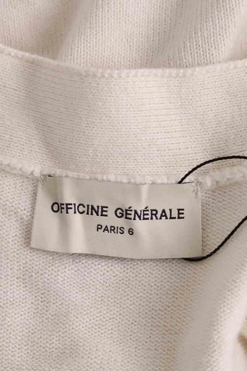 Cardigan Officine Générale Ecru en Coton