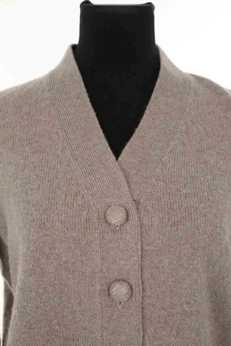 Cardigan Officine Générale Sirine Beige en Laine