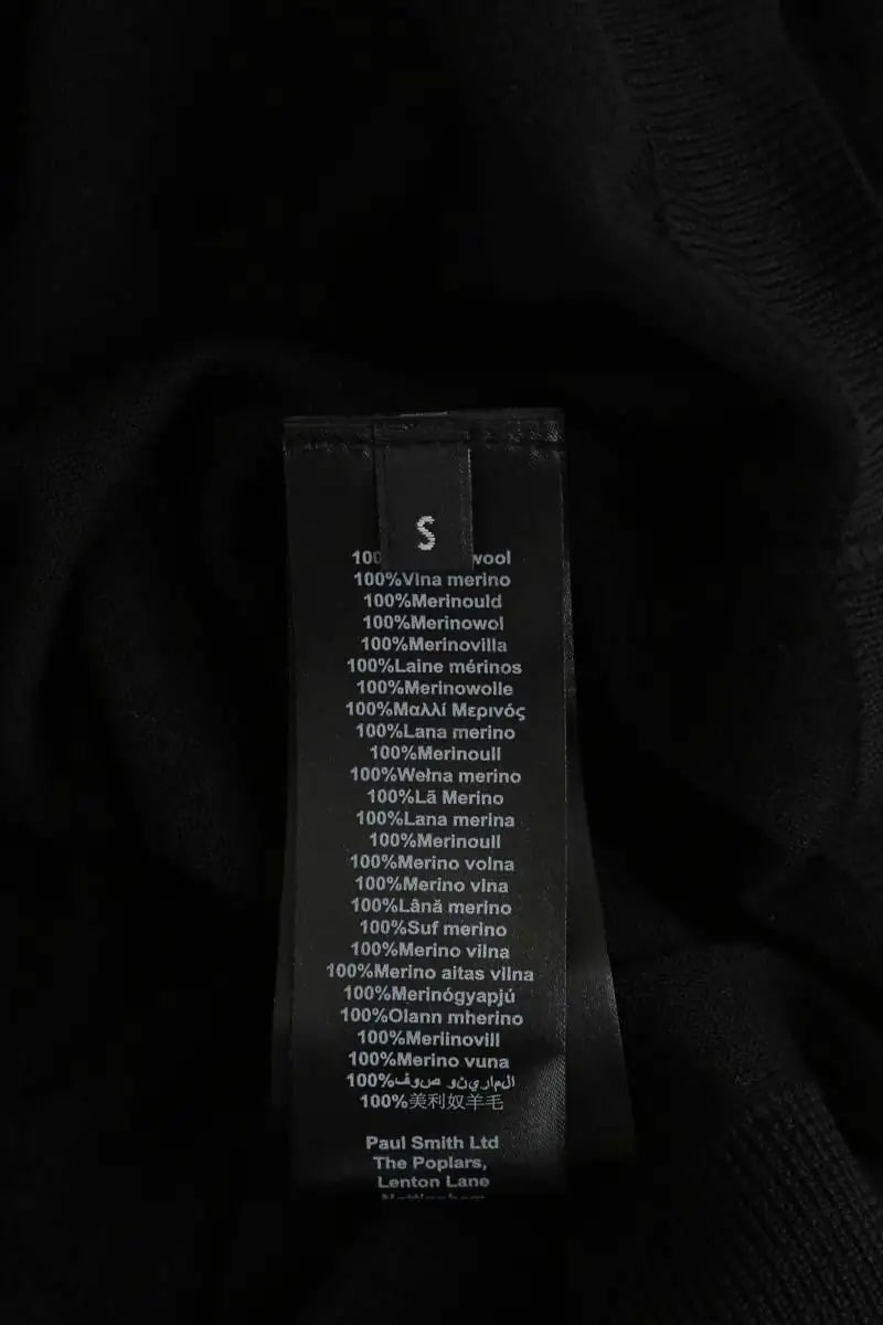Cardigan Paul Smith Knitted waistcoat Noir en Laine