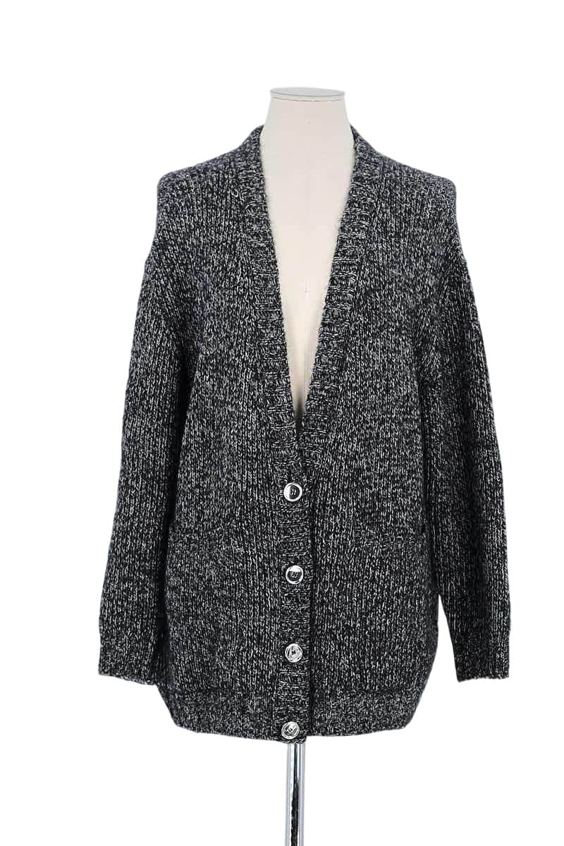 Cardigan Pinko Gris en Laine, taille XS - Seconde Main
