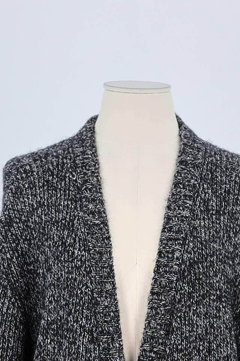 Cardigan Pinko Gris en Laine