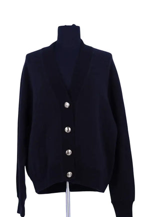 Cardigan Pinko Noir en Coton, taille S - Seconde Main