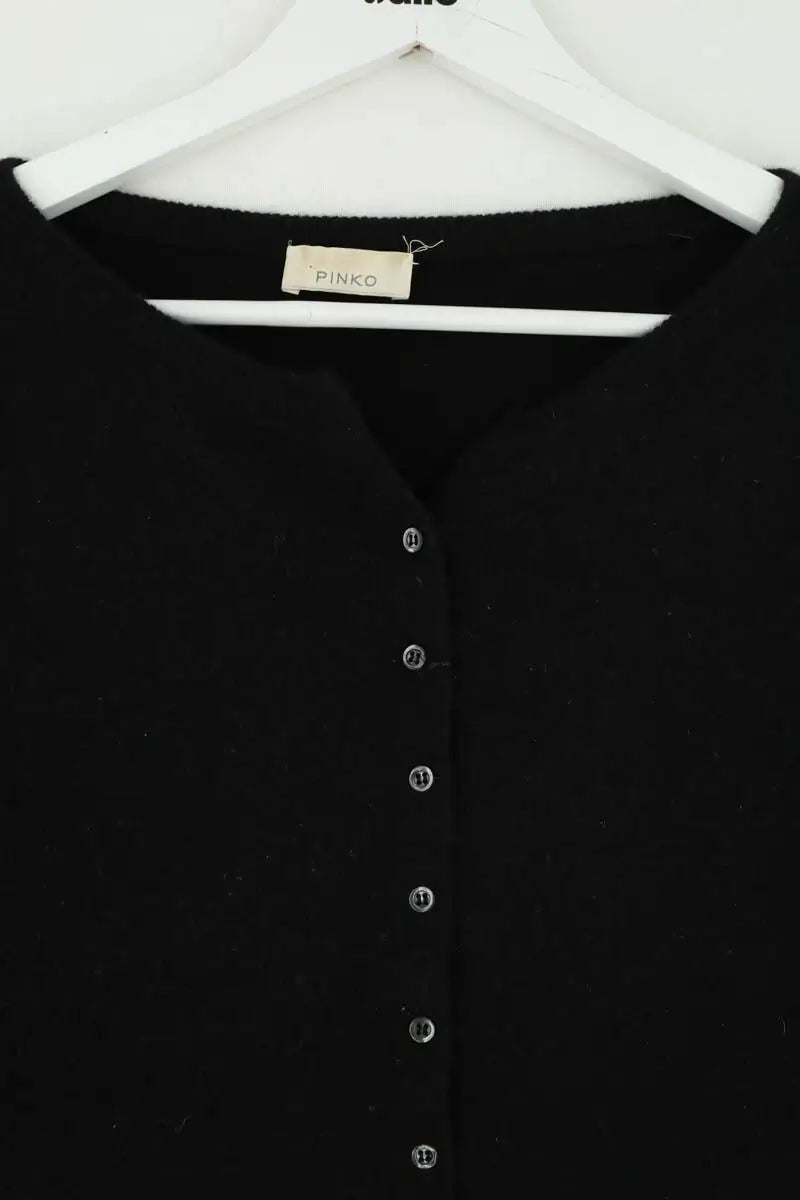 Cardigan Pinko Noir en Laine