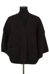 Cardigan Pinko Noir en Laine, taille S - Seconde Main