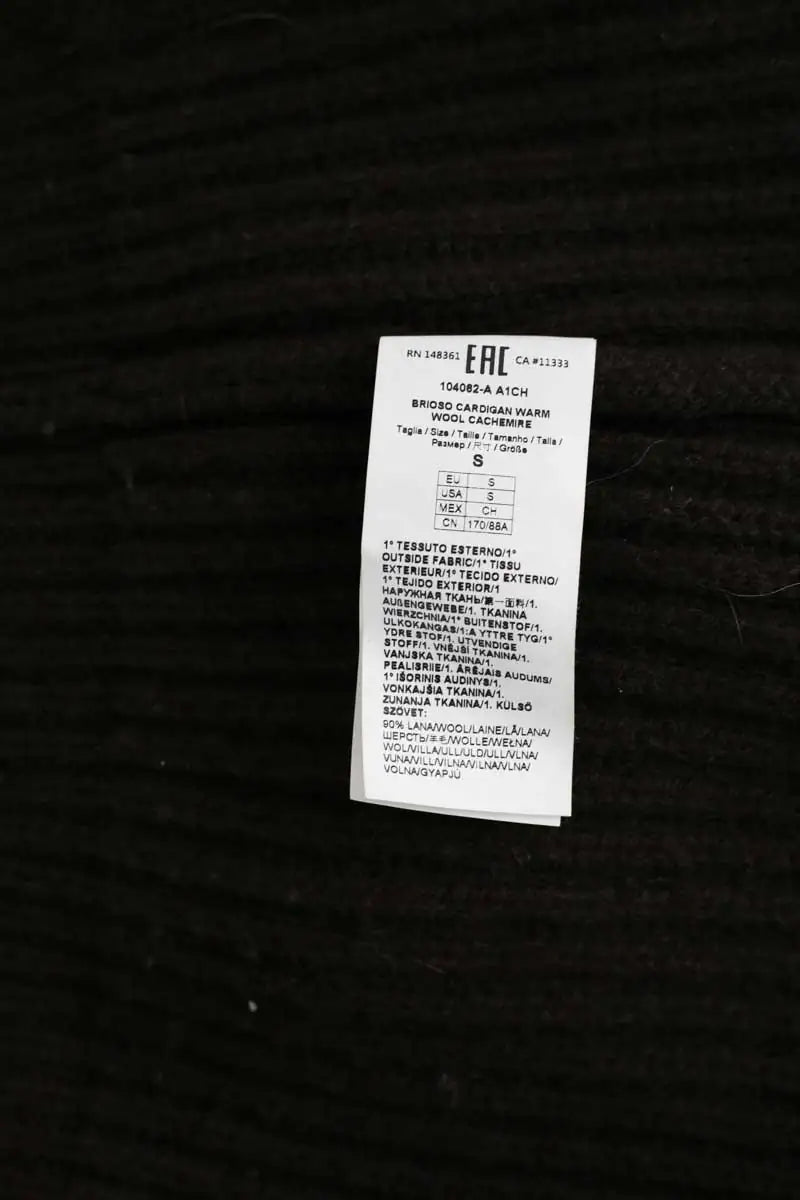 Cardigan Pinko Noir en Laine