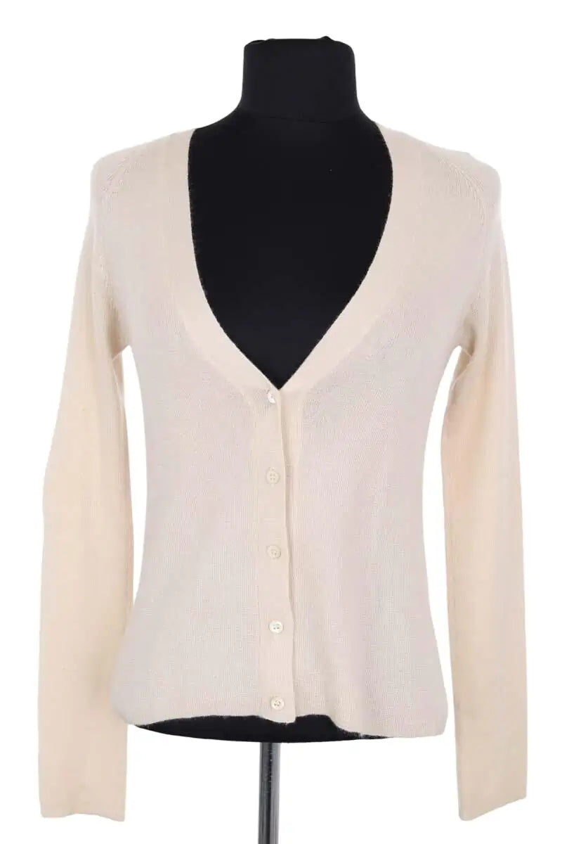 Cardigan Prada Beige en Cachemire, taille S - Seconde Main