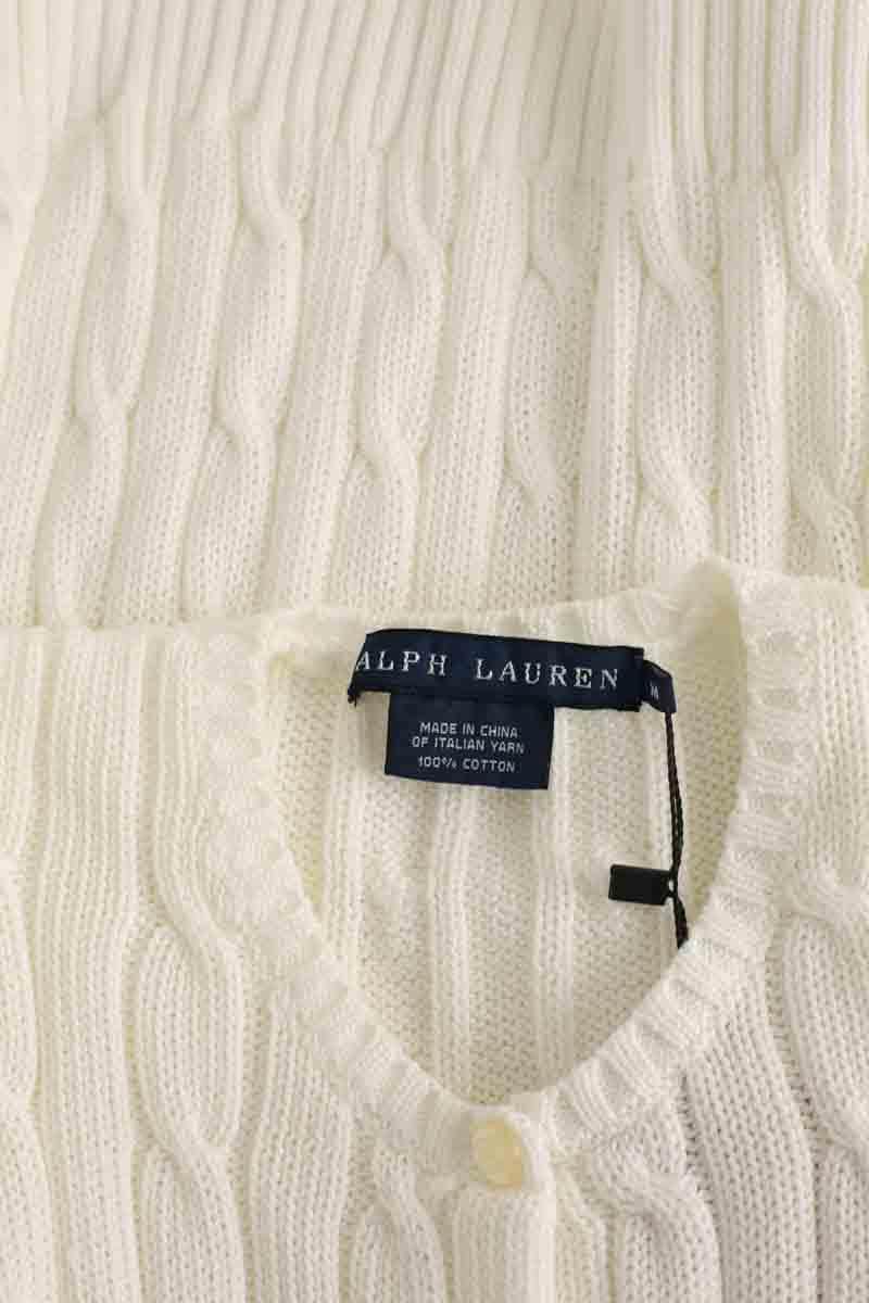 Cardigan Ralph Lauren Blanc en Coton