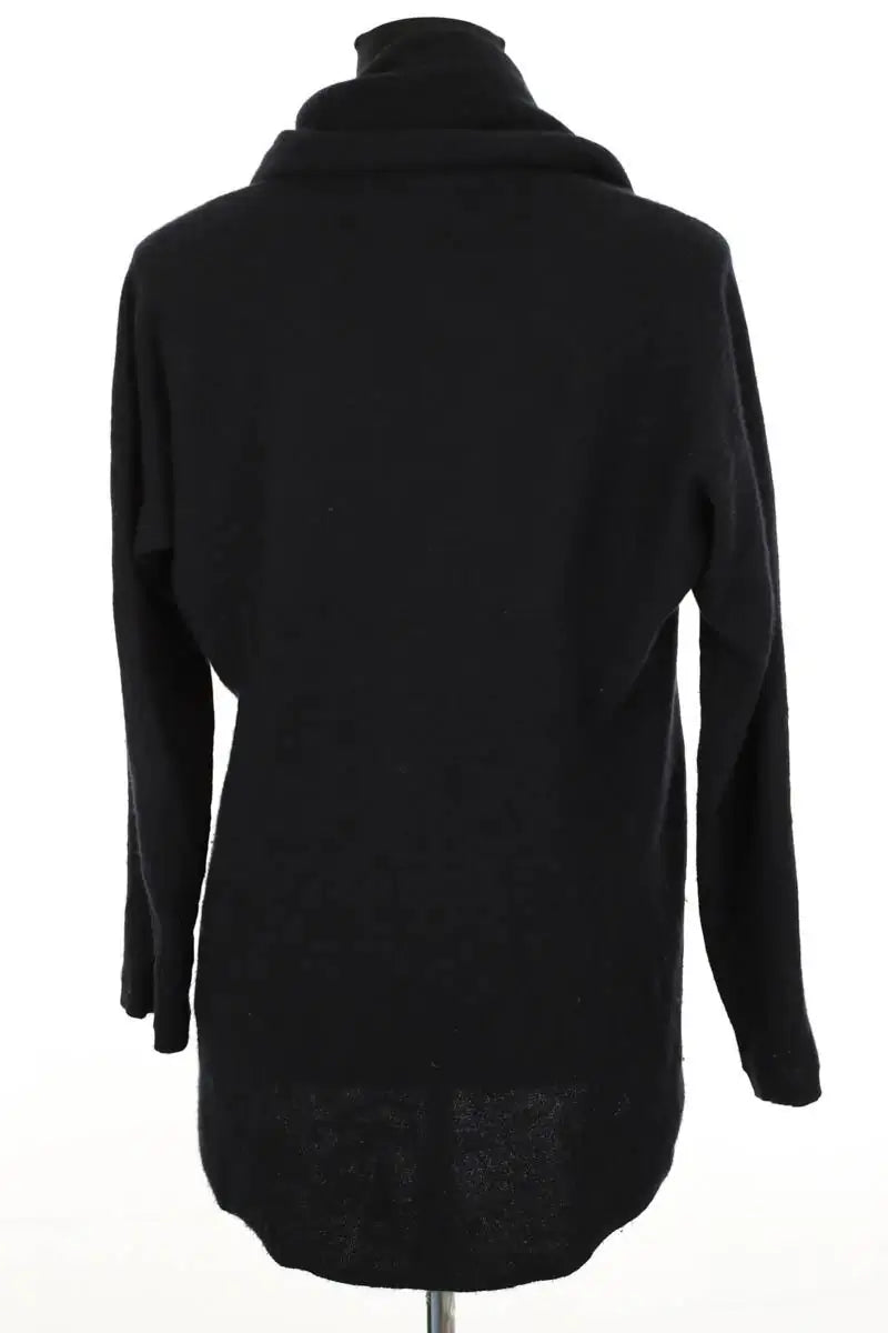 Cardigan Repeat Noir en Cachemire