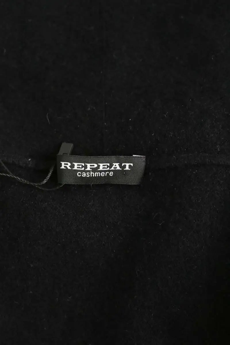 Cardigan Repeat Noir en Cachemire