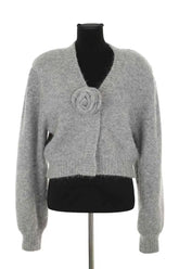Cardigan Rotate Gris en Laine, taille XS - Seconde Main